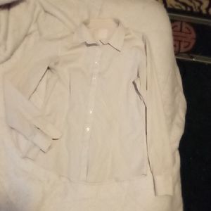 Classic White Button-Up Shirt